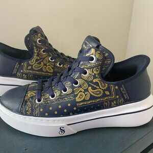 Sketchers Snoop Dog Snoop One– Double G: Premium Leather Slip-ins Paisley Size 8